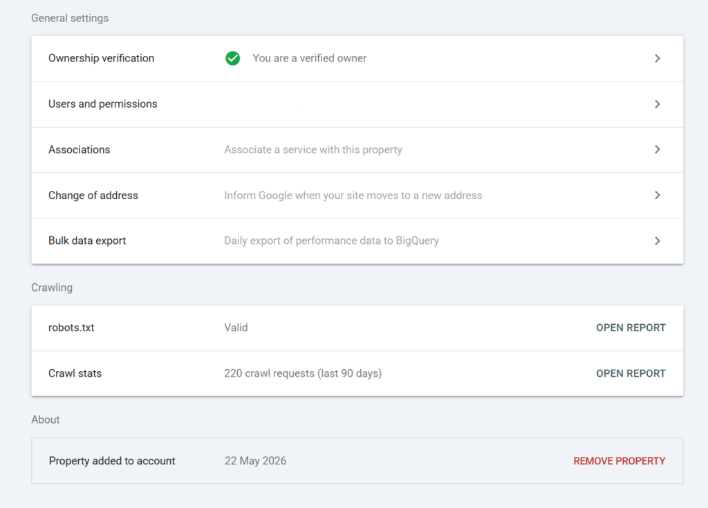 Adding Your Website to Google Search Console and Verifying Ownership