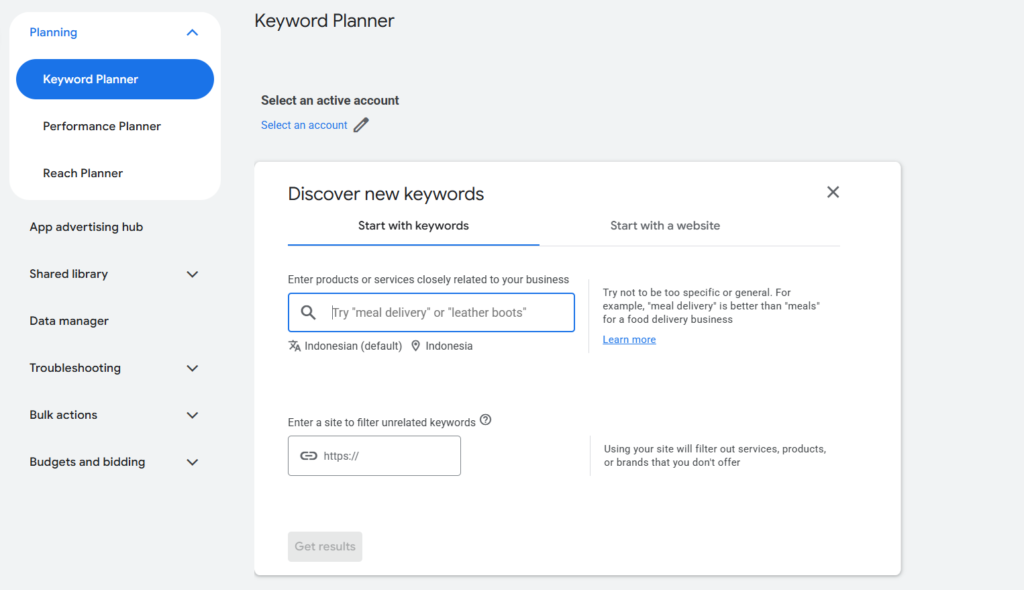 Keyword Planner