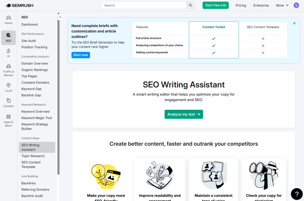 Semrush Tools SEO
