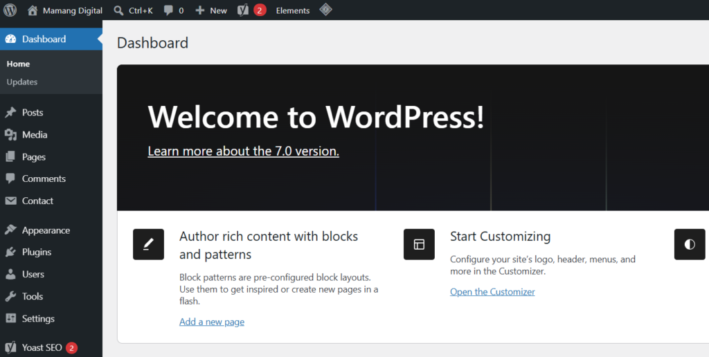 Wordpress CMS