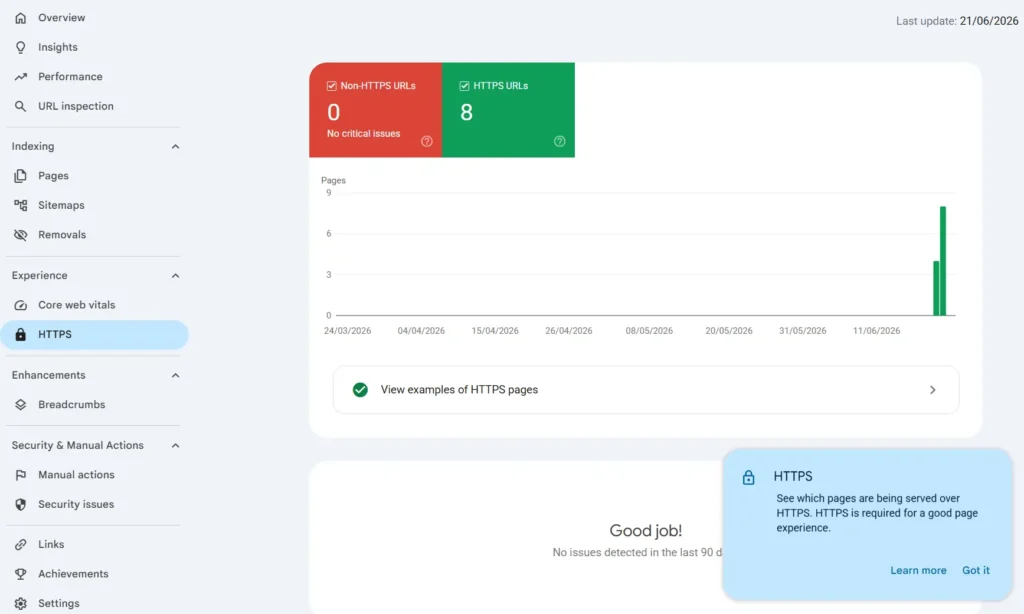 google search console